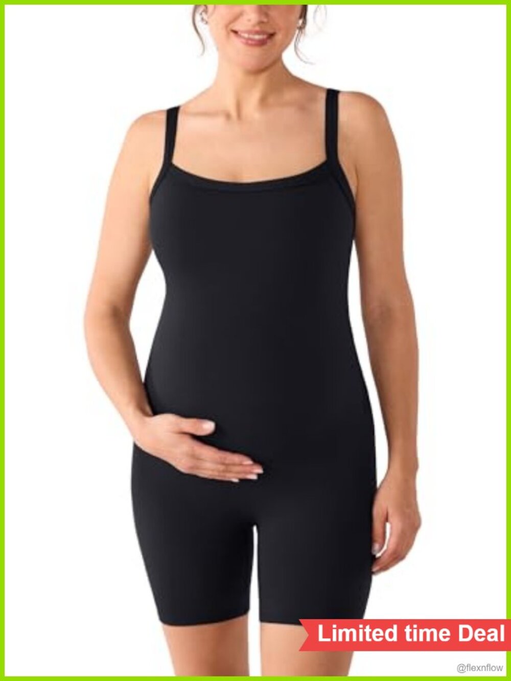 Maternity Bodysuit Shorts 5.5" Active One-Piece Tank
